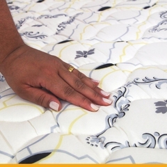 Cama Box Baú + Colchão de Solteiro Ortobom D45 Iso 150 78x188x60cm - comprar online