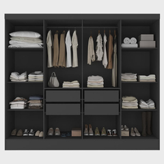 Guarda Roupa Casal 8 Portas 4 Gavetas Jatobá na internet