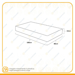 Imagem do Colchão de Solteiro D45 Iso 150 88x188x18cm