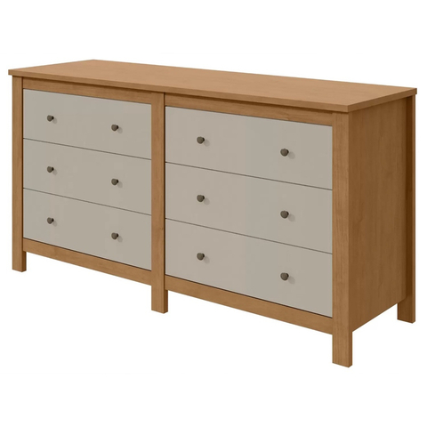 Cômoda horizontal maggiore 6 gavetas