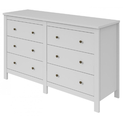 Cômoda 6 Gavetas Maggiore Branco - comprar online