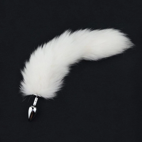 Plug Anal Rabo de Raposa - Plug Tamanho P com Rabo 44 cm- SI - comprar online