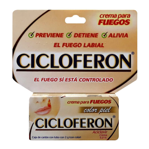 Cicloferon 5 % Crema, 1 Tubo 2 G