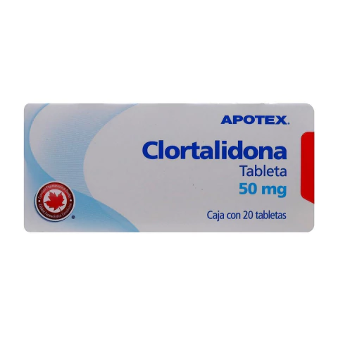 Clortalidona (apotex) C/20 Tabs. 50 Mg