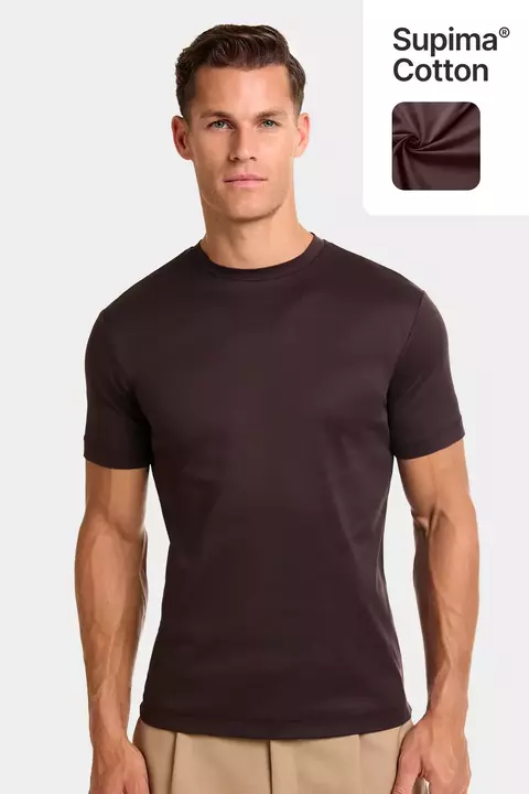 Camiseta Desio Slim - Café - comprar online