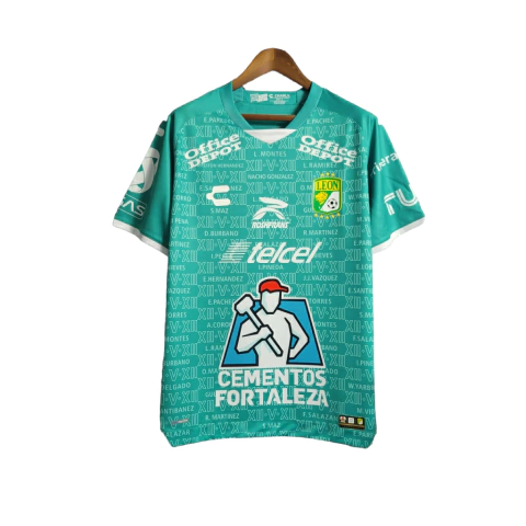 Camisa Leon III 22/23 - Torcedor Nike Masculina - Verde com detalhes em branco