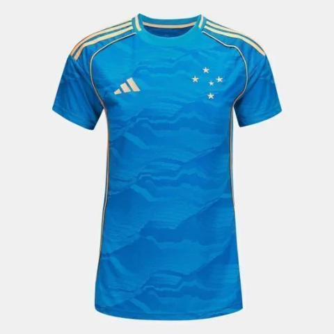 Camisa Cruzeiro III 25/26 Torcedor Feminina - Azul