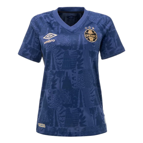 Camisa do Grêmio III 25/26 Torcedor Feminina - Azul Marinho