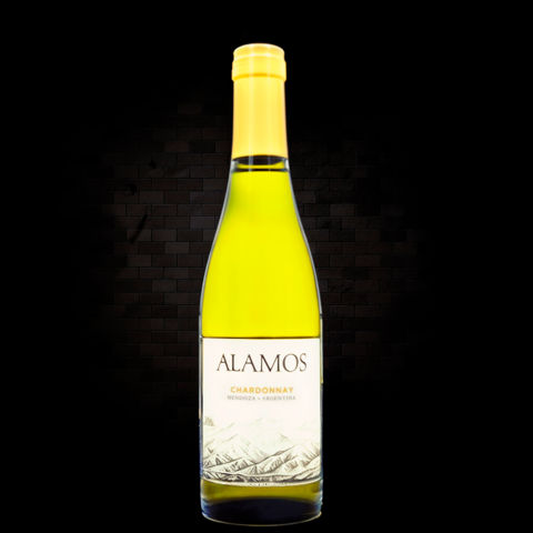 VINHO BRANCO ARGENTINO ALAMOS CHARDONNAY 2022 375 ML
