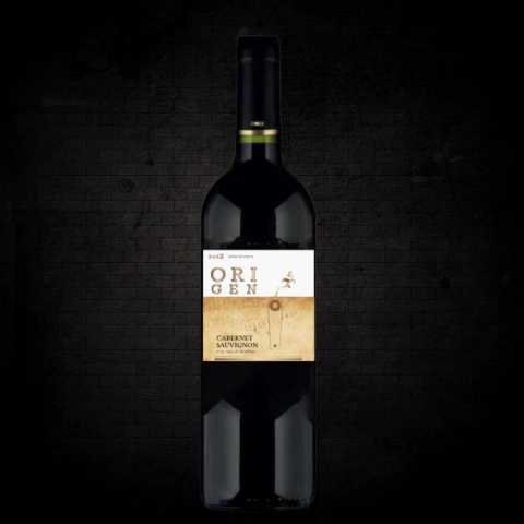 VINHO TINTO CHILENO ORIGEN CABERNET SAUVIGNON 375ML