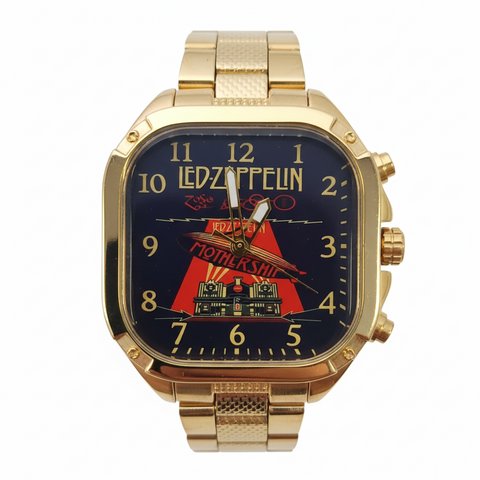 Relógio Led Zeppelin – Mothership (Pulseira de Metal)