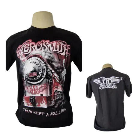 Camiseta Banda Aerosmith – Trem | Oficina do Rock - comprar online