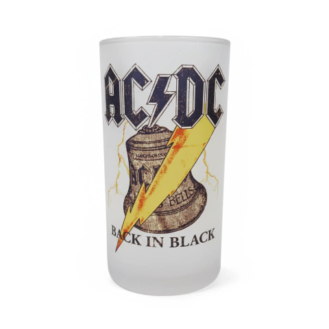 Chopeira em Vidro Fosco AC/DC – Hells Bells 475ml | Acabamento Jateado Premium