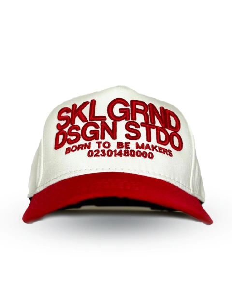 CAP TWO-TONE RED