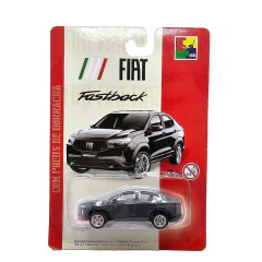 Miniatura Fiat Fastback Cinza - Escala 1/64 Metal - CKS Brinquedos