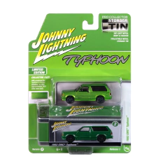 Johnny Lightning 1992 GMC Typhoon - Lime Gold Green - Pro Collector