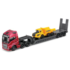 Maisto Volvo FH16 750 com Volvo A25G Articulado - Big Hauler - Mini Work Machines