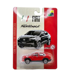 Miniatura Fiat Fastback Vermelho - Escala 1/64 Metal - CKS Brinquedos