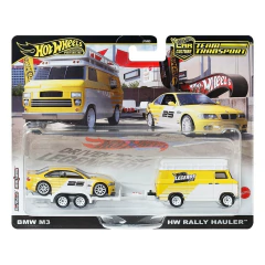 Hot Wheels Premium Team Transport Legends BMW M3 e HW Rally Hauler - JFM93