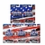Hot Wheels 2024 Stars & Stripes Series Set 5 Miniaturas - GRT01