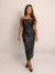 Vestido Midi PU - Stefanie Franco