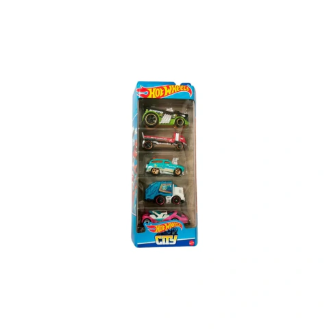 Autitos hot wheels city pack x5 1:64 MATTEL