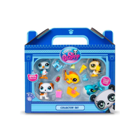 Littlest Pet Shop Collector 5 mascotas con accesorios HASBRO