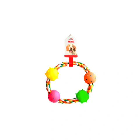 Soga mordedora con accesorios para perros PHI PHI TOYS