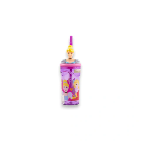 Vaso acrilico infantil 3D con sorbete 360ml STOR