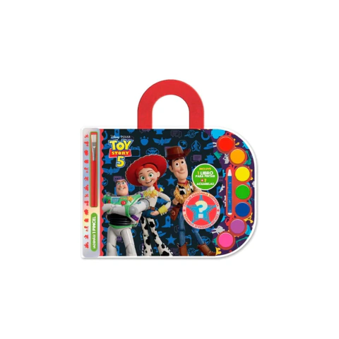 Valijita de arte libro para pintar acuarelas + sorpresa ED VERTICE