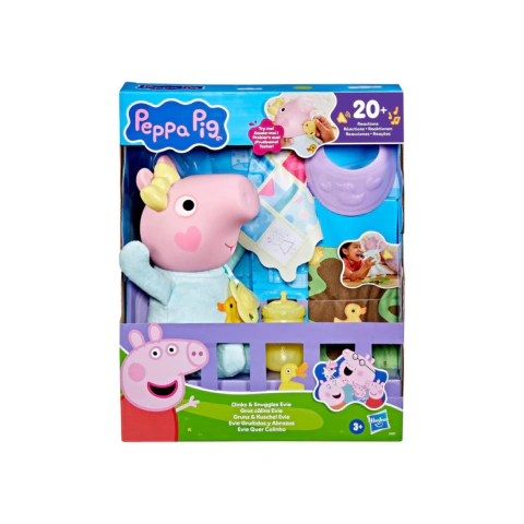 Muñeca Peppa Pig Pequeña Bebe Evie con sonido HASBRO