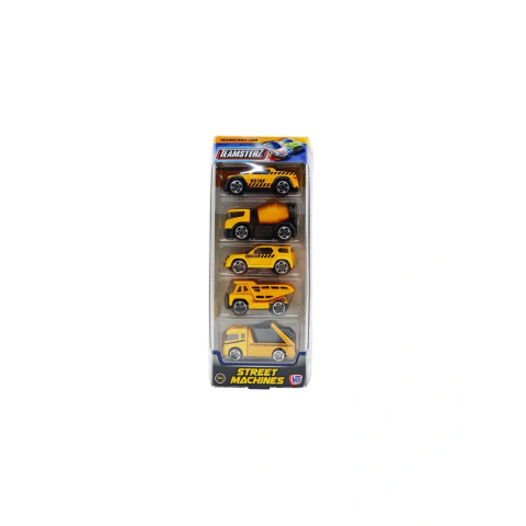 Set autitos x5 Street Machines metal 1:64 TEAMSTERZ
