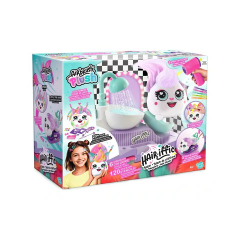 Peluche Airbrush Plush set salon de peluqueria Hairiffic CANAL TOYS