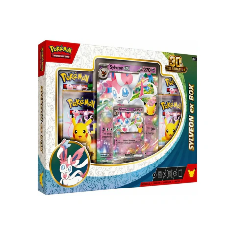 Pokemon TCG 30 Aniversario Sylveon Ex Box ingles