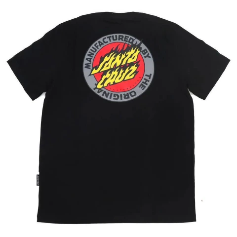 Camiseta Santa Cruz Flamed MFG Dot Original