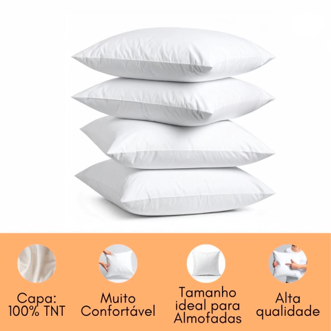 Refil Enchimento de Almofadas Revestimento TNT 40X40cm - comprar online
