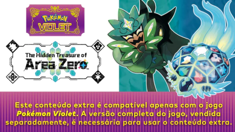 DLC The Hidden Treasure of Area Zero para Pokémon Violet - comprar online
