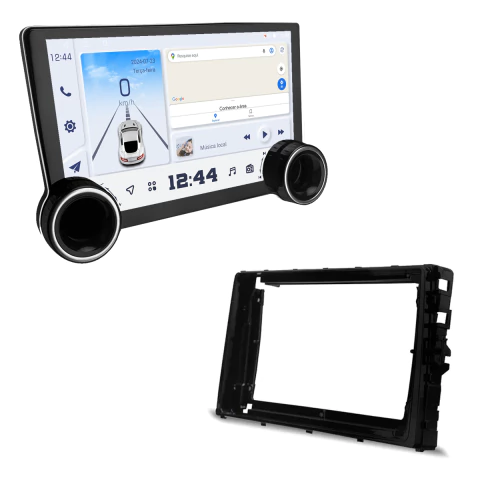 Central Multimidia Nivus / Tcross / Polo 17/23 13pol Android Octacore Carplay 6gb 128gb - comprar online