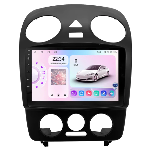 Central Multimidia New Beetle 9pol Android 14 Carplay 4gb 64gb - comprar online