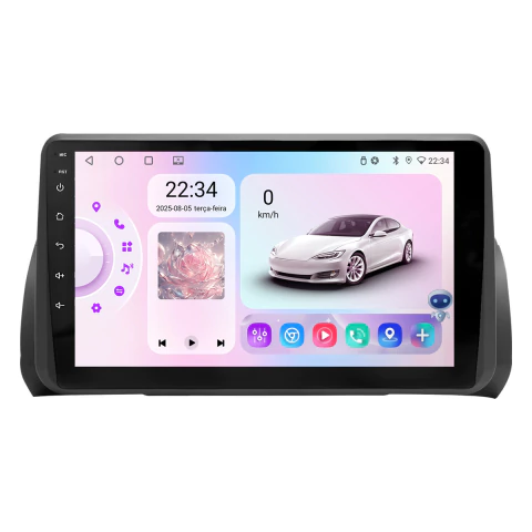 Central Multimidia Argo / Cronos 17/24 9pol Android 14 Carplay 4gb 64gb - comprar online