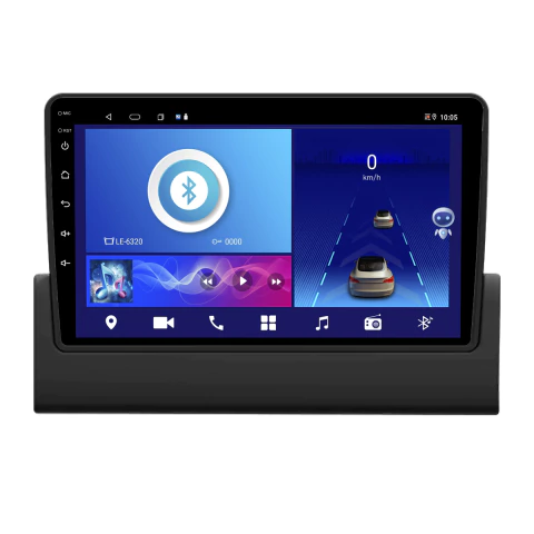 Multimídia Uno Mille / Fiorino 93/14 9pol Octacore Android Carplay 4/64gb - comprar online