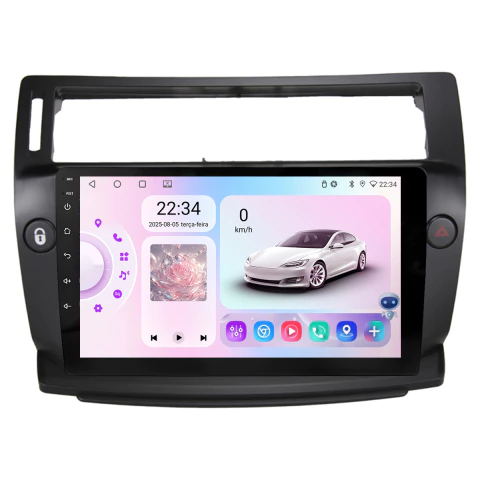 Central Multimidia C4 Pallas 07/16 9pol Android 14 Carplay 4gb 64gb - comprar online