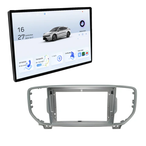 Multimidia 13 Polegadas Sportage 2016 a 2018 Android Octacore Carplay 6gb 128gb