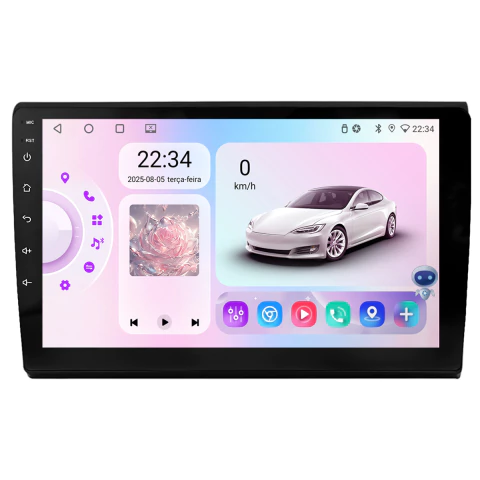 Central Multimidia Bravo 10/16 9pol Android 14 Carplay 4gb 64gb - comprar online