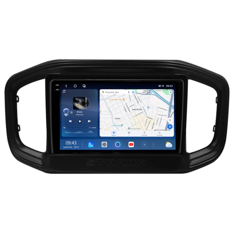 Central Multimídia Fiorino 20/23 9pol Octacore Android Carplay 12/256gb - comprar online