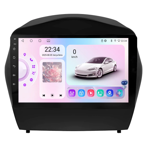 Central Multimidia IX35 10/20 9pol Android 14 Carplay 4gb 64gb - comprar online