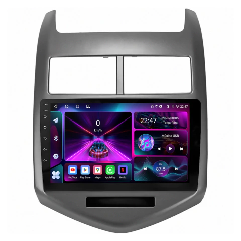 Central Multimidia Sonic 12/14 9p Android 14 Carplay 2gb 64gb - comprar online