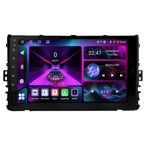 Central Multimidia Polo / Nivus / Virtus / Tcross 17/23 9p Android 14 Carplay 2gb 64gb - comprar online