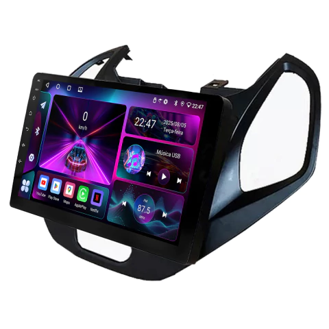 Central Multimidia Ford Ka 2019 a 2021 Quadcore 9p Android Auto e Carplay