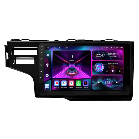 Central Multimidia Fit 15/20 9p Android 14 Carplay 2gb 64gb - comprar online
